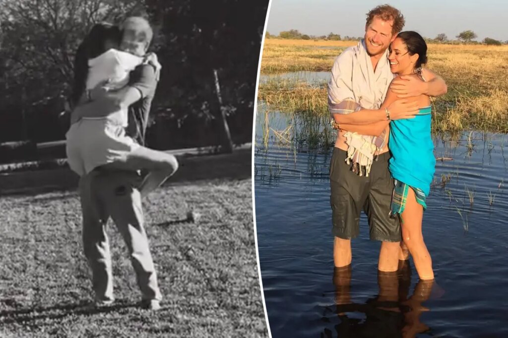 Meghan Markle hops on viral 2016 trend with loved-up video featuring Prince Harry