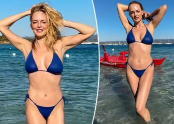 Heather Graham, 55, turns heads with jaw-dropping bikini snaps