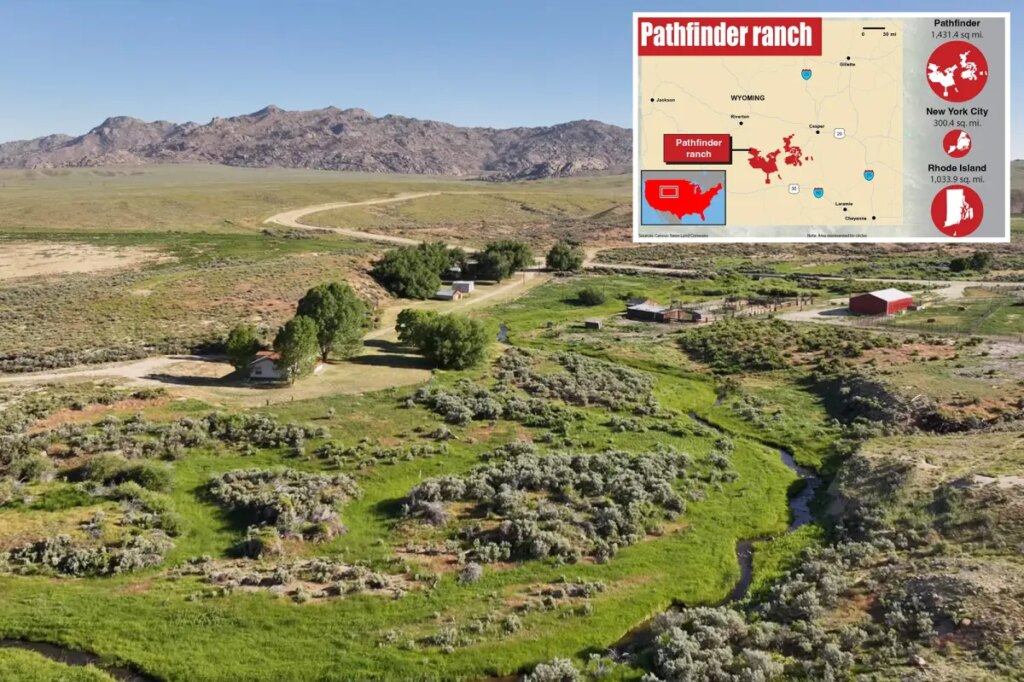 Mystery buyer of $79.5M Wyoming ranch 4 times the size of NYC — and larger than Rhode Island —is revealed