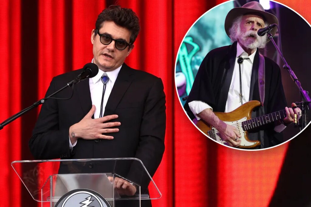 John Mayer delivers tearful eulogy for late Grateful Dead co-founder Bob Weir: ‘You changed my life’