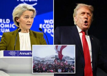 EU boss dramatically calls for ‘permanent’ independence from US over Trump’s Greenland threats