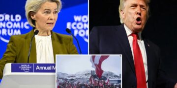 EU boss dramatically calls for ‘permanent’ independence from US over Trump’s Greenland threats