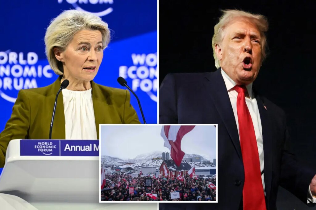 EU boss dramatically calls for ‘permanent’ independence from US over Trump’s Greenland threats