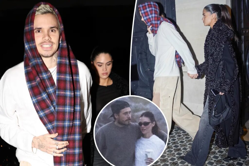 Romeo Beckham is all smiles on PDA-packed outing with girlfriend Kim Turnbull as family rift deepens