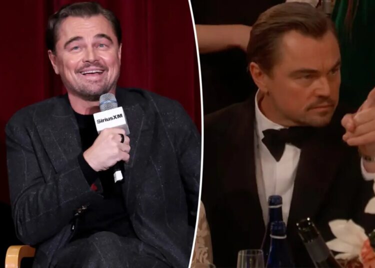 Leonardo DiCaprio refuses to reveal ‘friend’ he was talking to in viral Golden Globes clip