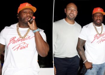 Derek Jeter and 50 Cent bring the NYC energy to Miami at starry padel tournament: Mark Wahlberg, Jimmy Butler and more