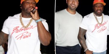 Derek Jeter and 50 Cent bring the NYC energy to Miami at starry padel tournament: Mark Wahlberg, Jimmy Butler and more