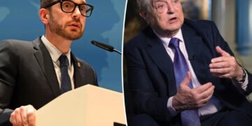 Billionaire scion George Soros slums it in business class after Davos