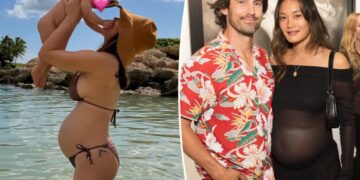 Milo Ventimiglia and wife Jarah Mariano expecting baby No. 2, share pregnancy news in glowing bikini photo