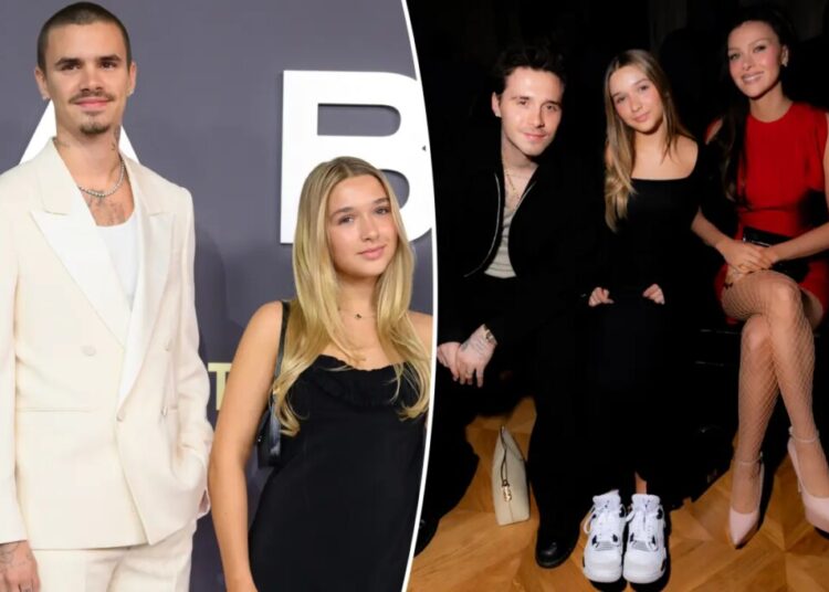 Harper Beckham returns to Instagram after Brooklyn’s bombshell statement with a tribute to brother Romeo