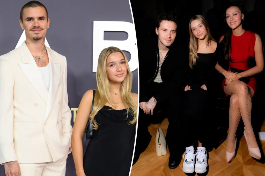 Harper Beckham returns to Instagram after Brooklyn’s bombshell statement with a tribute to brother Romeo