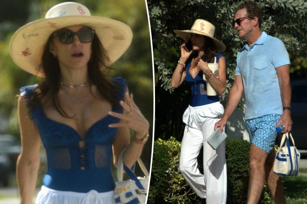 Bethenny Frankel stuns in bold look alongside mystery man after revealing stage 2 chronic kidney disease