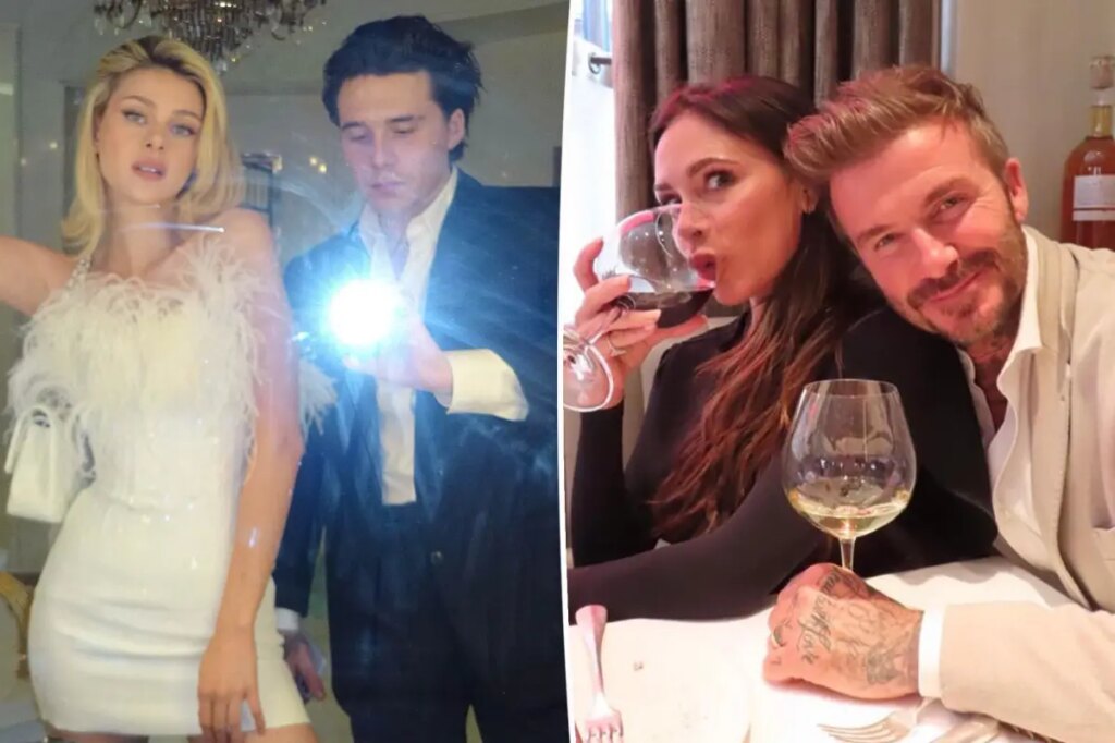 Brooklyn Beckham and Nicola Peltz couldn’t be happier on date night after cutting off his family