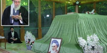 Ayatollah reemerges from secret bunker to celebrate anniversary of Iranian Revolution — while deadly explosions wallop Iran