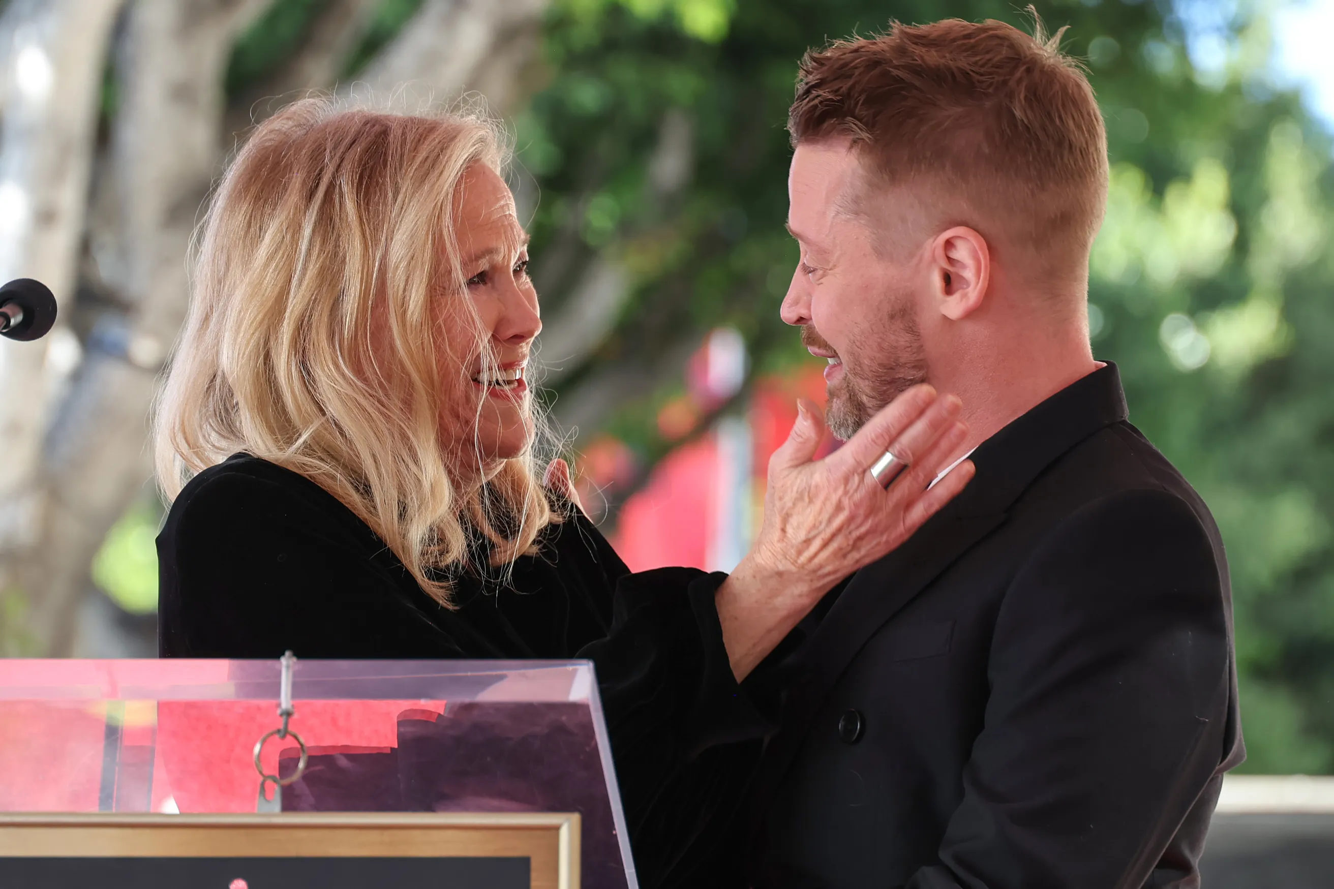 Macaulay Culkin shared a picture of himself and Catherine O'Hara at his Hollywood Walk of Fame Ceremony. 