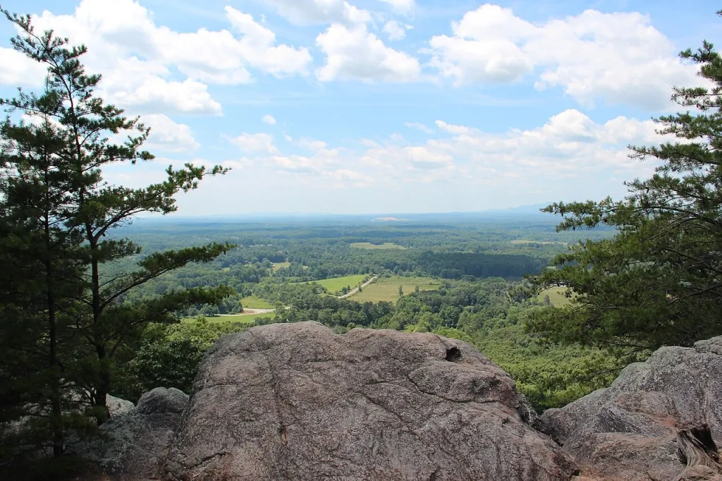 View from Sawnee Mountain, Georgia.