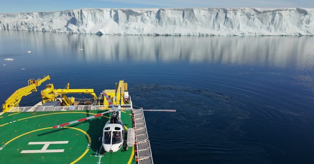 Tantalizingly Close to an Antarctic Glacier, but Weather Blocks the Way