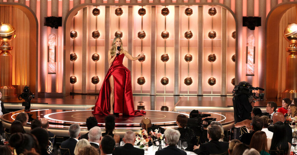 8 Stars Nikki Glaser Roasted in Her Golden Globes Monologue