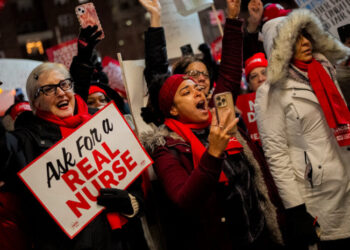 Nearly 15,000 Nurses Go on Strike at Major New York City Hospitals