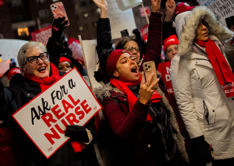 Nearly 15,000 Nurses Go on Strike at Major New York City Hospitals