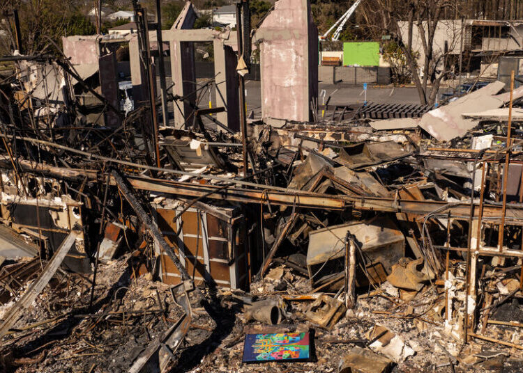 Synagogue Is Vandalized Days After Anniversary of L.A. Wildfire That Leveled It