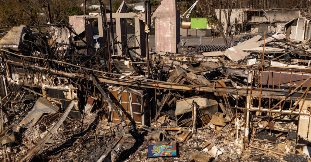 Synagogue Is Vandalized Days After Anniversary of L.A. Wildfire That Leveled It