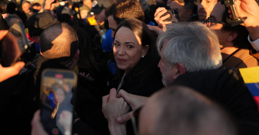 Machado Says She Presented Trump With a ‘Medal’ Amid Scorn Over Her Nobel