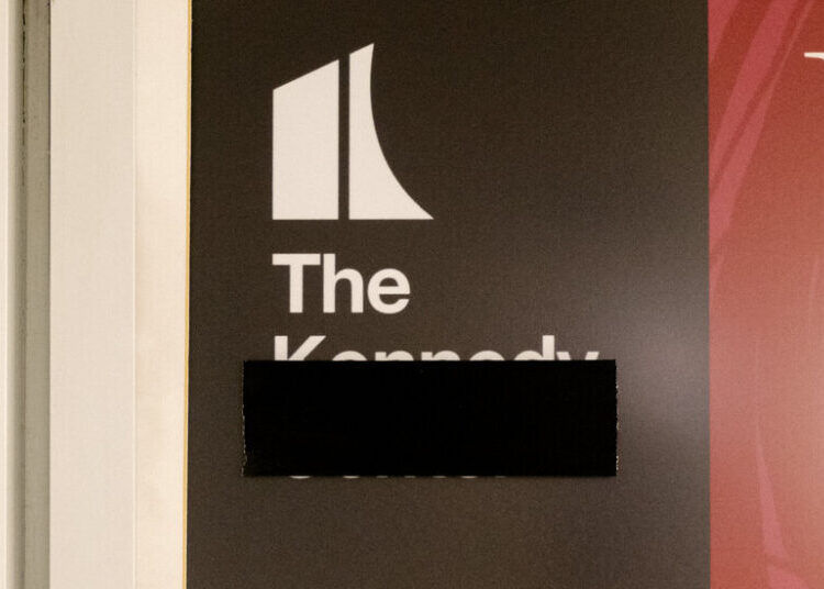 As Kennedy Center Rebrands, It’s Mired in Black Tape