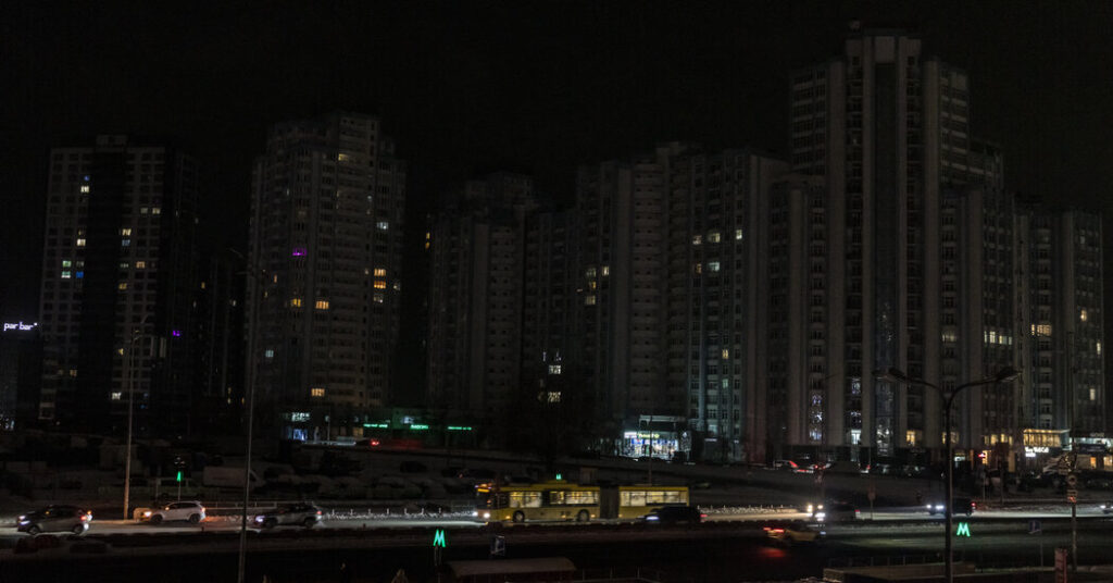 Russian Strikes Force Kyiv Schools to Close Amid Rolling Blackouts