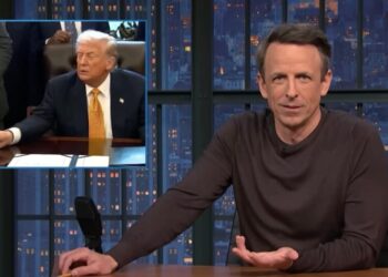 Seth Meyers Never Guessed Trump Was Such a Milk Fan