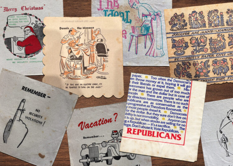 A Virginia woman’s epic paper napkin collection is being preserved