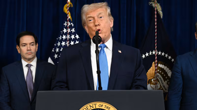 Marco Rubio, Donald Trump and Pete Hegseth