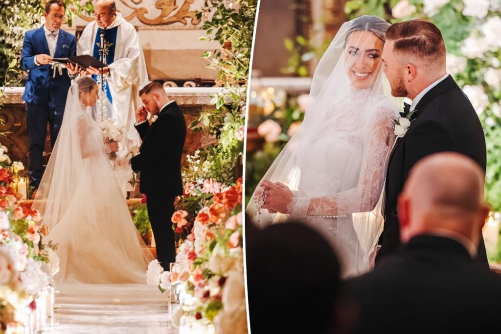 Zach Bryan’s wife Samantha Leonard shares intimate photos from their whirlwind wedding