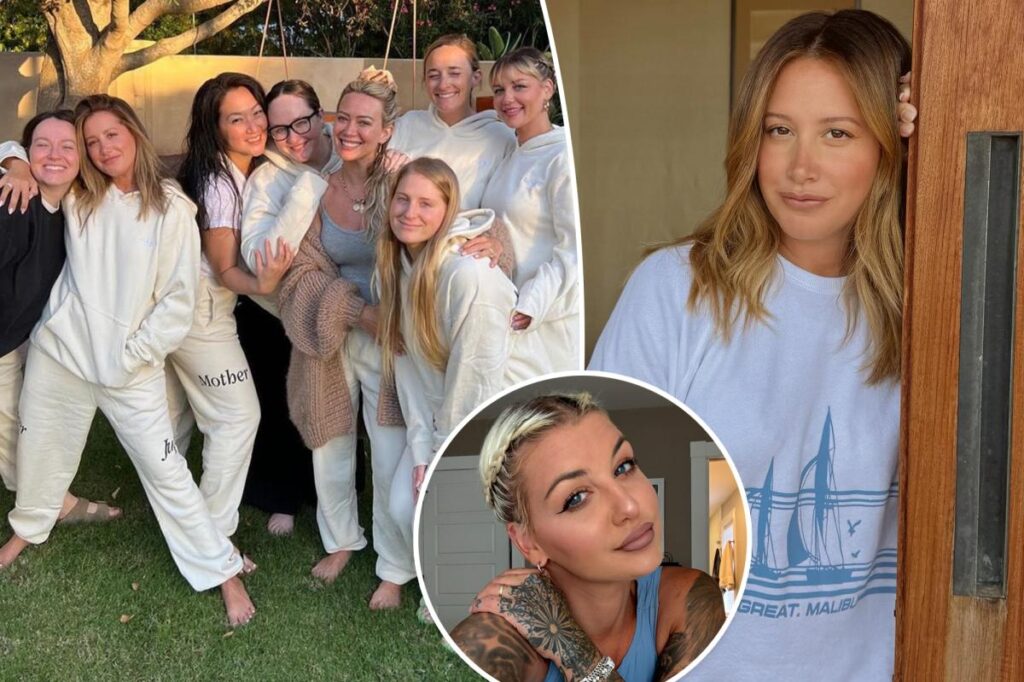 Member of Ashley Tisdale’s ‘toxic’ mom group shares shady post after ‘mean-girl behavior’ claims