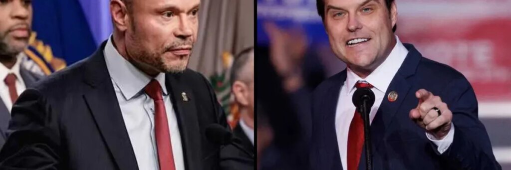 ‘Suckling little doggie’: MAGA spat erupts as Matt Gaetz takes shot at Dan Bongino