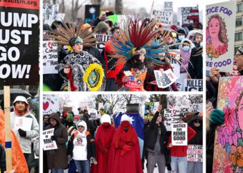 Anti-ICE Protests Erupt Nationwide Slamming MAGA Leaders