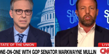 ‘You just now asserted!’ Jake Tapper trips up MAGA lawmaker defending ICE killing