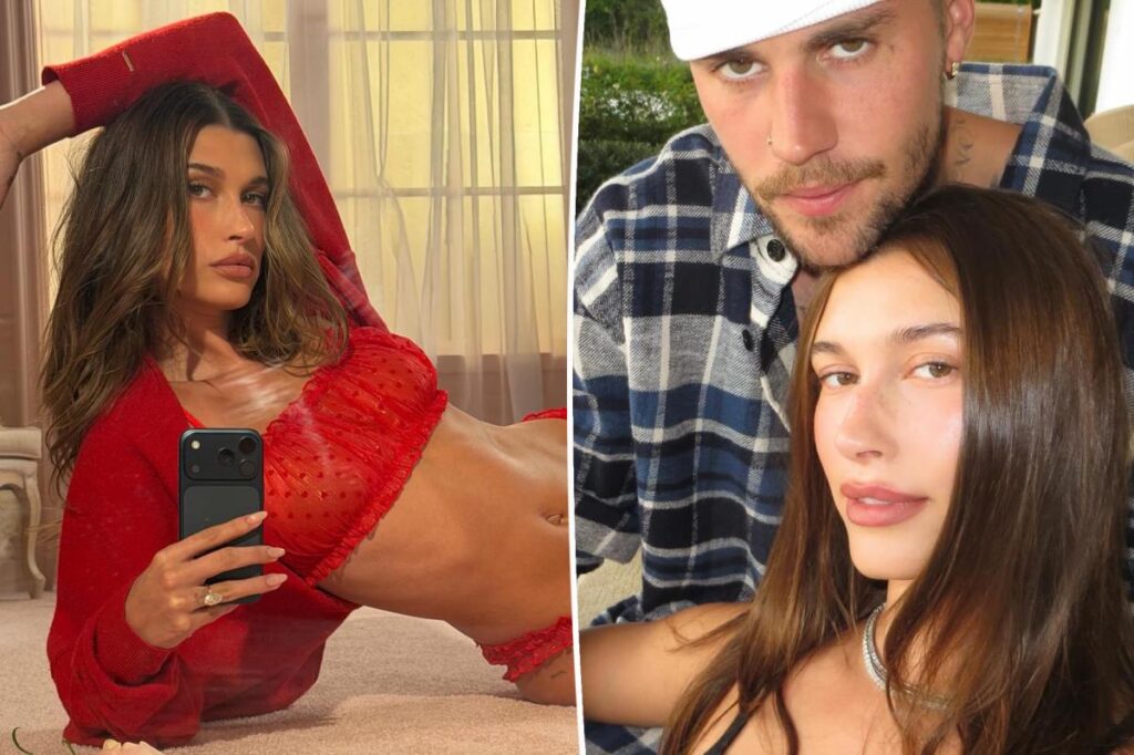 Hailey Bieber denies reposting fan video about ‘abuse’ in her marriage to ‘addict’ Justin