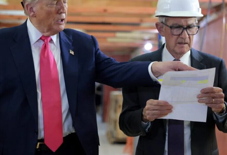 Stock futures slide while gold and silver jump after Powell investigation raises fears over the Fed’s independence