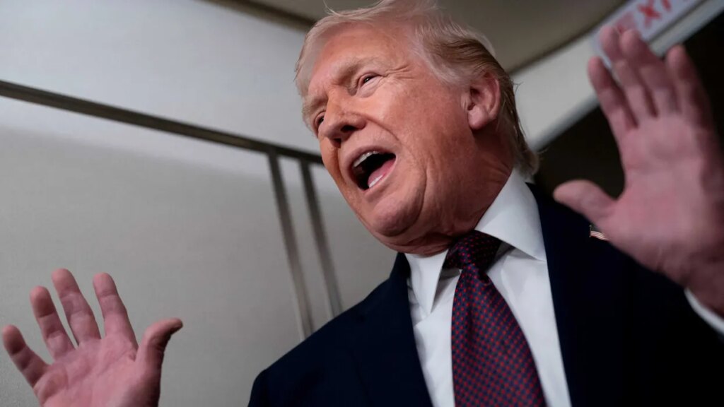 Trump gives garbled word salad when asked why ICE agent not arrested: ‘What knows means’