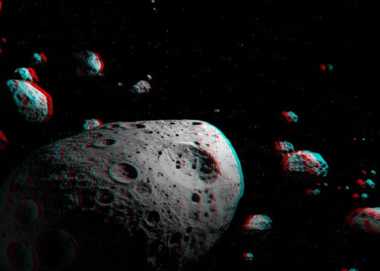 Asteroid Behaving Strangely