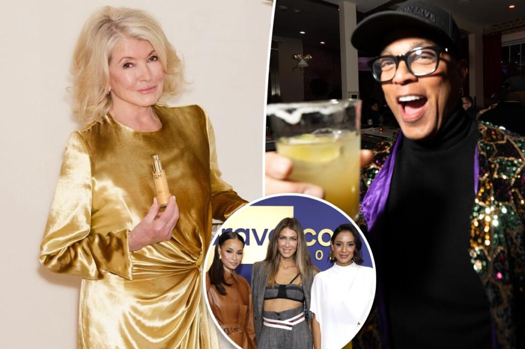 Martha Stewart hangs with ‘RHONY’ cast and Don Lemon at Polo Bar ahead of skincare launch
