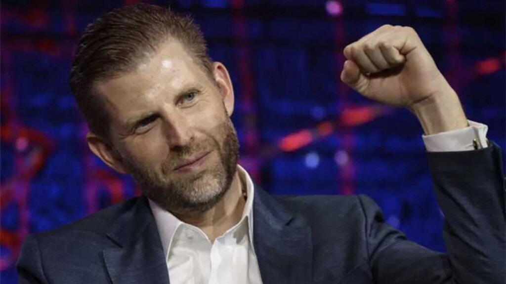 Taxpayers footing the bill for Eric Trump as he heads to Europe for ballroom discussion