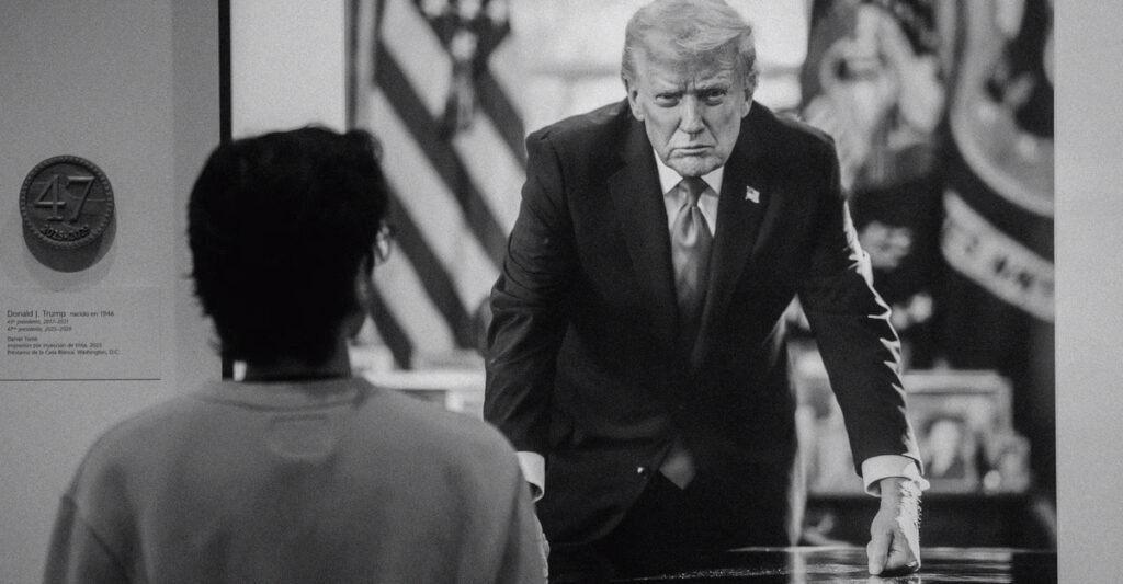 Caption or Not, Trump’s Portrait Says It All