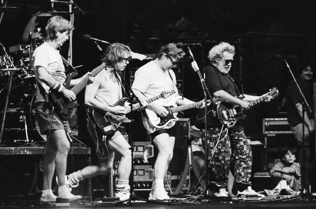 The Grateful Dead performing in May 1992.