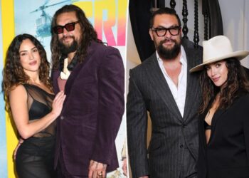 Jason Momoa celebrated movie premiere with ‘family-style’ dinner with girlfriend Adria Arjona at Cafe Mulberry