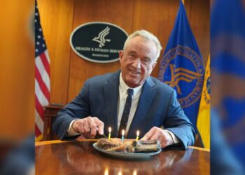 ‘Deeply weird’ celebration of RFK Jr’s birthday leaves onlookers utterly astonished