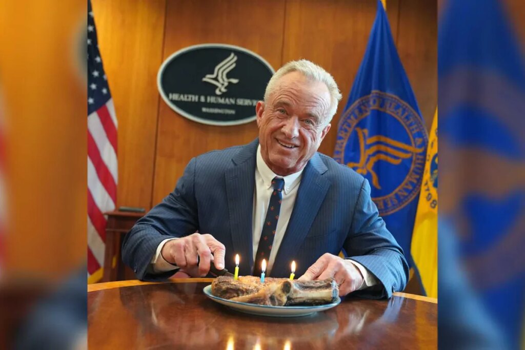 ‘Deeply weird’ celebration of RFK Jr’s birthday leaves onlookers utterly astonished