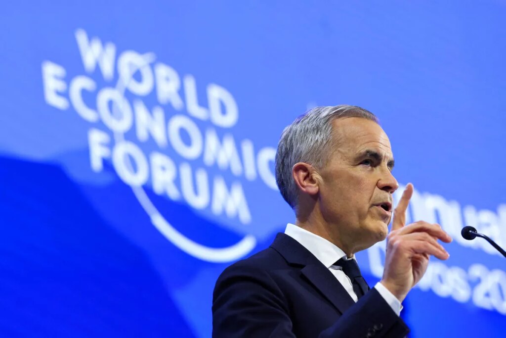 One venue, two speeches – how Mark Carney left Donald Trump in the dust in Davos