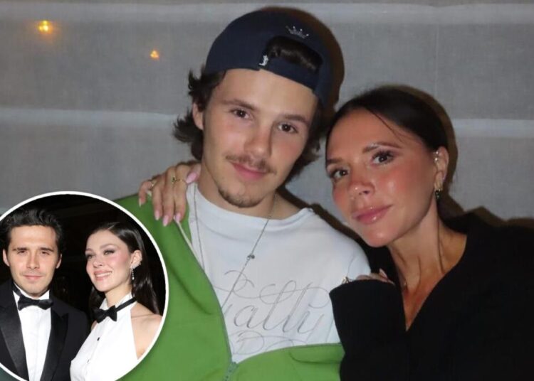 Cruz Beckham pokes fun at mom Victoria’s ‘inappropriate’ dancing at Brooklyn’s wedding